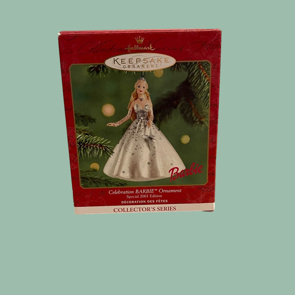 Barbie 2001 Holiday Ornament - Picture 1 of 12
